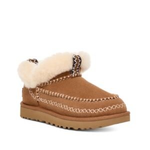 UGG 겨울 여성용 패션 편안 솔리드 컬러 평창 보온 플러피 숏 부츠 슬립온 모피 슈즈