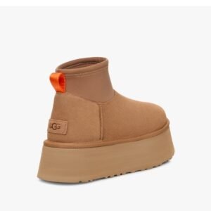 UGG 가을 겨울 여성용 패션 편안한 둥근 발끝 보온 두꺼운 밑창 캐주얼 클래식 미니 부츠 설레딩 슈즈