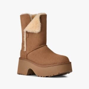 송우기 동일 모델 UGG 가을겨울 신상 여성용 패션 플랫폼 뒤집을 수 있는 스노우 부츠