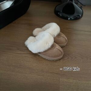UGG 키즈 가을겨울 남녀공용 캐주얼 털 슬리퍼 아동용 외출용 편안한 스노우부츠