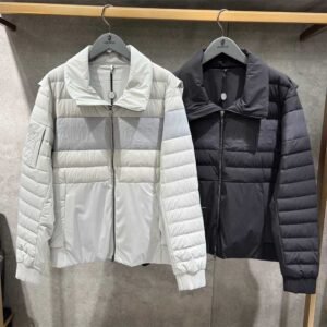 Amazingore 골프 남성용 가을겨울 거위털 다운 재킷 바람막이 캐주얼 아우터