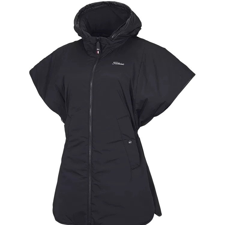 Titleist 타이틀리스트 골프 여성용 25 가을겨울 TOUR FIT 패딩 조끼 롱형 바람막이 보온