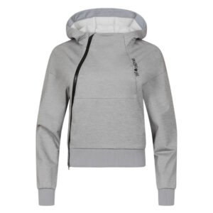 Amazingcre 여성용 골프웨어 초가을 경량 탄력 보온 스포츠 후드티