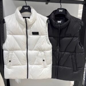 PXG 남성용 골프 가을겨울 패션 다용도 보온 다운 베스트 아우터 캐주얼 스포츠 보온 다운 조끼