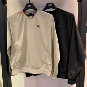 PXG 남성용 신형 골프 풀오버 라운드넥 긴팔 맨투맨 패션 복합 캐주얼 스포츠 무지 상의