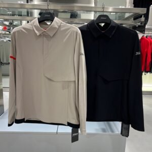 Titlelst 남성용 골프웨어 26년 신상 초봄 프리미엄 스포츠 심플 이중층 통기성 반깃 긴팔 티셔츠