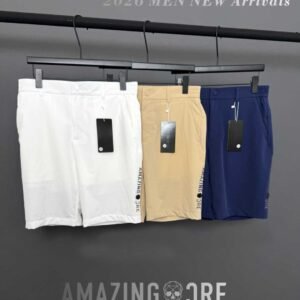 AmazIngcre남성용 2026 신상 골프 반바지 통기성 속건성 탄력 조임밴드 슬림핏 5부 바지 GOLF 스포츠 팬츠