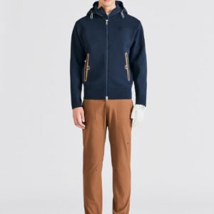 G/FORE 남성용 골프웨어 상의｜25년 가을 모델 후드 지퍼 로고 스포츠 긴팔 재킷