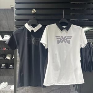 PXG 여성 골프 봄여름 속건성 베이비콜라 반팔 티셔츠