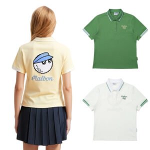 Malbon  여성복 2026 봄여름 한스타일 골프복 깃집 반팔 티셔츠 폴로셔츠 운동용 속건성 통기성