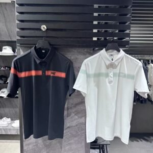PXG 남성 숏슬리브 폴로셔츠 2026 여름 신상 한국스타일 트렌드 패션 칼라 캐주얼 백합