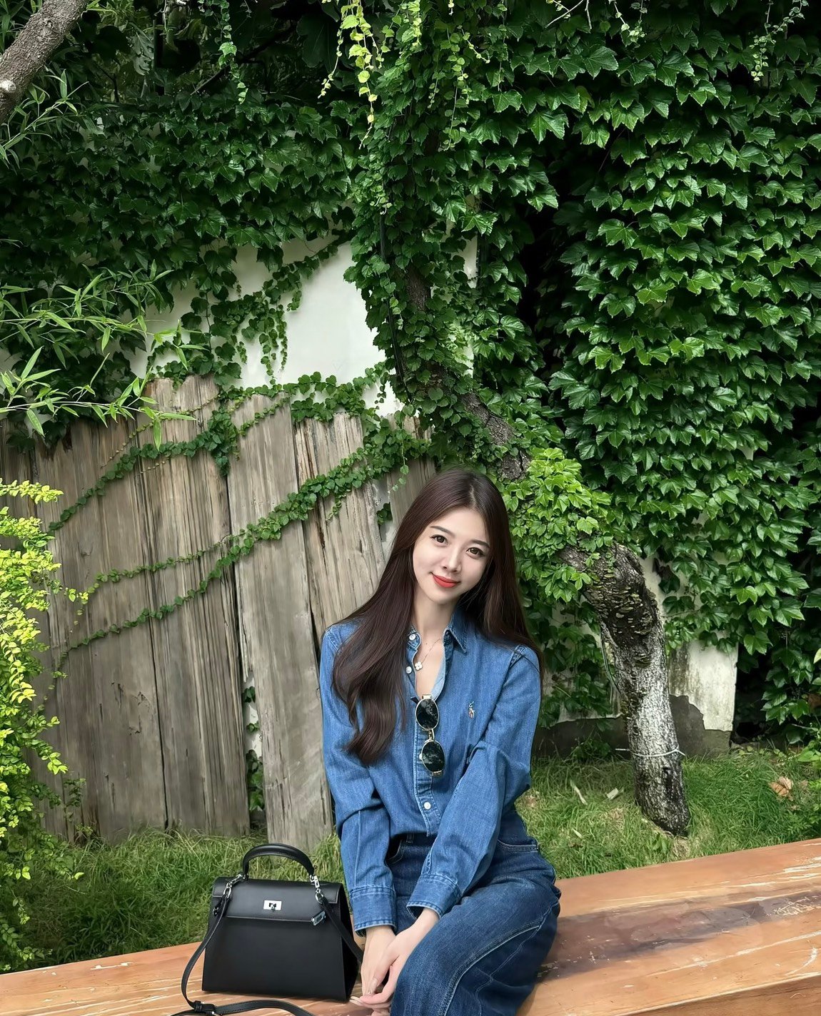 Ralph Lauren 여성 캐주얼 데님 셔츠