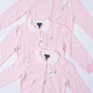 Ralph Lauren 포니 자수 니트 가을/겨울 신상 체크 가디건 소형 아우터 레트로 여성