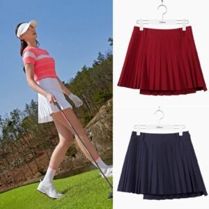 Titlelst  여성 골프웨어 스커트 26년 여름 신상 연령감축 슬림핏 불규칙 주름 스커트팬츠