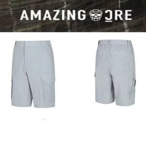 Amazingcre 남성 여름 신상 골프복 경량 통기성 캐주얼 팬츠 허리조절 슬림핏 5부바지 야외 스포츠 반바지