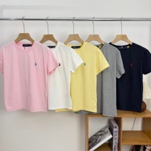 Ralph Lauren 랄프로렌 클래식 크루넥 폰니 자수 반팔 티셔츠