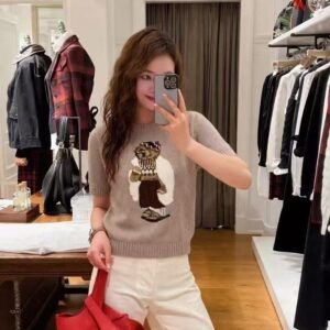 Ralph Lauren 베어 디자인 반팔티
