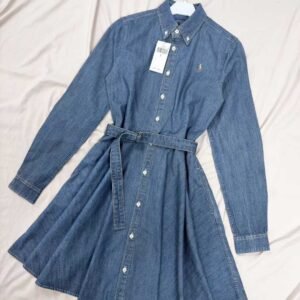 Ralph Lauren 오버사이즈 데님 롱원피스