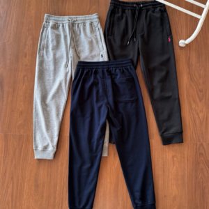 Ralph Lauren 남성용 조거팬츠, 유니섹스 데일리 운동복, 스웨트셔츠 원단, 순면 소재로 부드럽고 쾌적합니다!