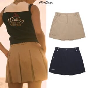 MALBON 26 여성 골프웨어 신상 스커트 / 운동&데일리 겸용 부드럽고 푹신한 A라인 미니스커트