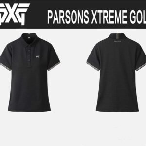 PXG 골프 여성복 26초반 한국판 심플 통기성 스포츠 칼라 반팔 티셔츠 golf