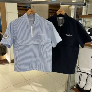 Malbon 남성 26신상 골프 반팔 티셔츠 베이직컬러 운동복 캐주얼 후드티 통기성