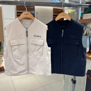 Malbon 여성 골프 신상 봄가을/여름 겸용 슬림핏 심플 무지 베스트 세트