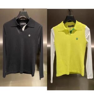 G/FORE 여성 골프 자외선 차단 장팔 티셔츠 쿨 소재 얇은 니트 소매