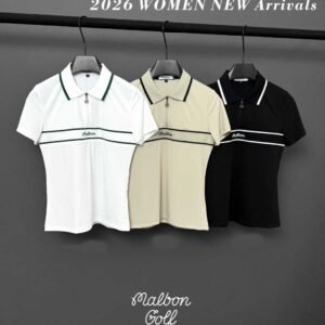 Malbon 여성 골프웨어 반소매 티셔츠 속건성 여름 운동 통기성 속건성 폴로셔츠 저지 상의