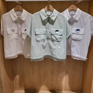 Malbon 여름용 여성 골프웨어 반팔 방풍 스포츠 캐주얼 경량 자켓 아우터