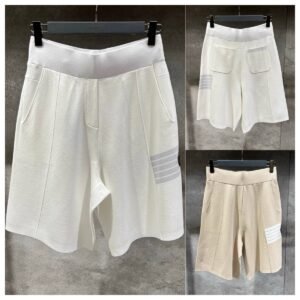 Amazingcre 여성 봄용 골프웨어 니트 숏팬츠, 캐주얼 스포츠룩에 데일리로 매치하기 좋아요