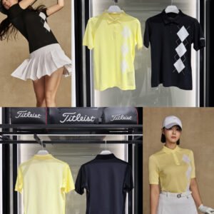 Titleist 26년 여름 여성용 PLAY 반팔 티셔츠 니트 통기성 폴로셔츠