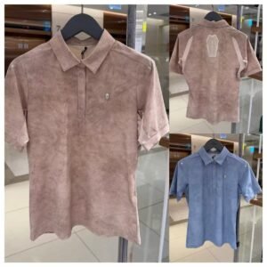 Amazingcre 여성 골프 반팔 티셔츠 26 S/S 베이직 해골 로고 골프 웨어 폴로셔츠