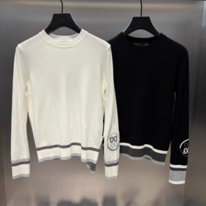 G/FORE 가을·겨울 신상 골프 여성 니트 데일리 패션 탄력 슬림 핏 보온 기본 솔리드 컬러