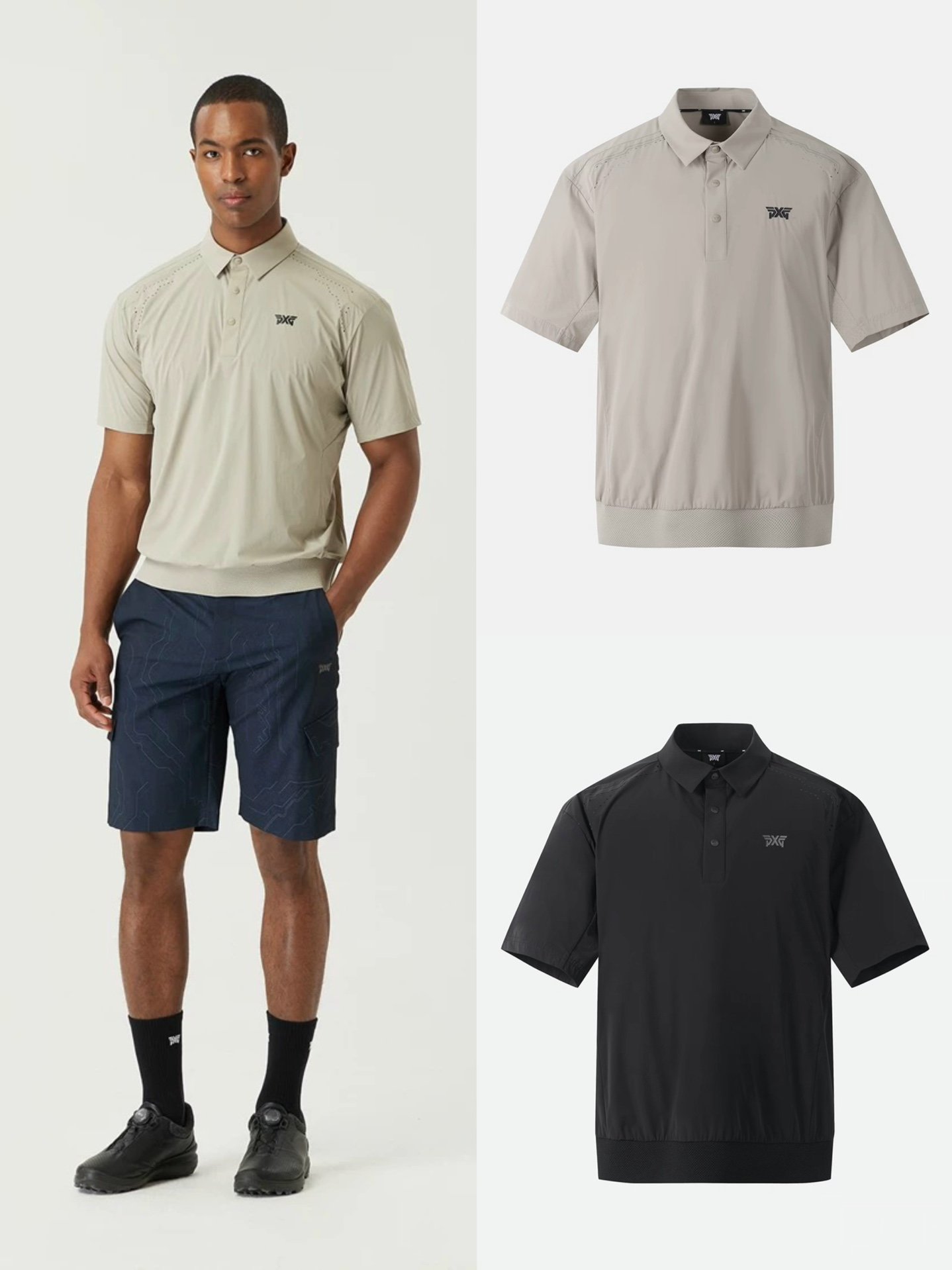 PXG 남성 골프 반팔 티셔츠 26 여름 시즌 루즈핏 라운드넥 쿨 얇은 소재 반팔