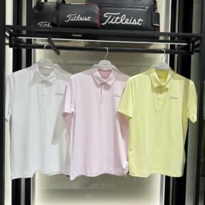 Titlelst 골프 여성용 속건 통기성 슬림핏 스포츠 반팔 티셔츠 골프웨어 폴로셔츠 캐주얼 여성 티셔츠