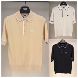 PXG 여성용 스트레이트 소매 얇은 아이스 실크 니트, 줄무늬 컬러 블렌딩, 우아한 품격과 세련된 스타일