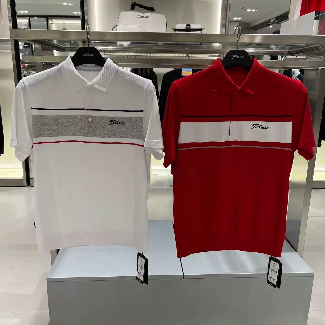 Titleist 골프웨어 26년 여름 남성 카라 반버튼 반팔 티셔츠