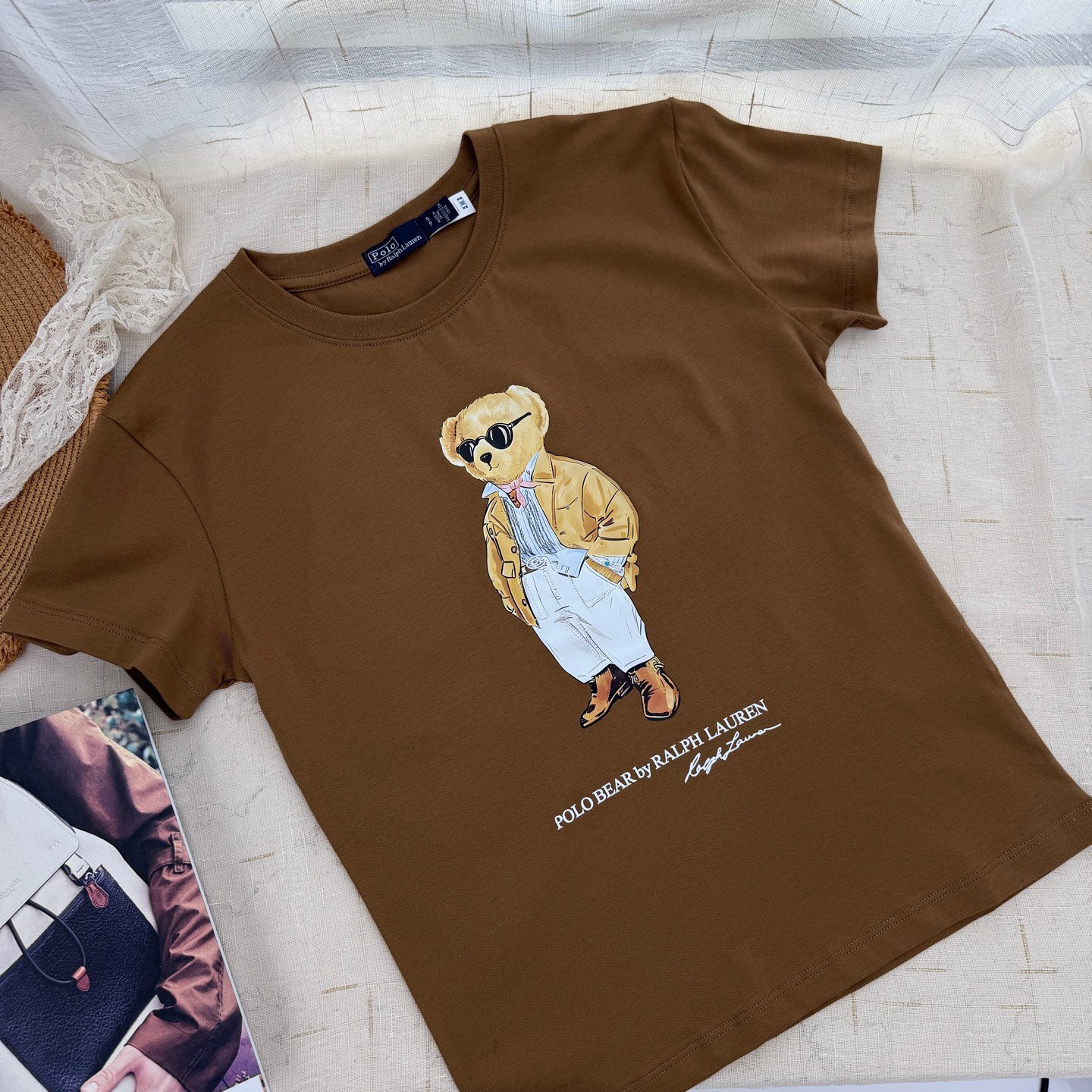 Ralph Lauren여름 신규 베어 프린트 반팔티 2