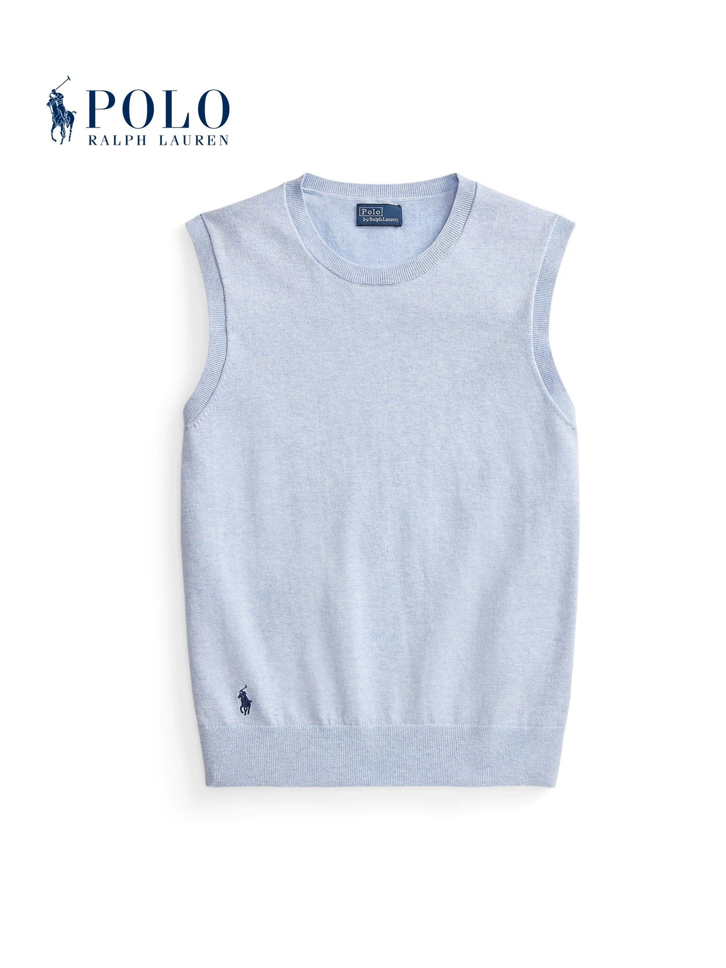 Ralph Lauren 신상 라운드넥 워리엄 엠브로이더리 씬 베스트